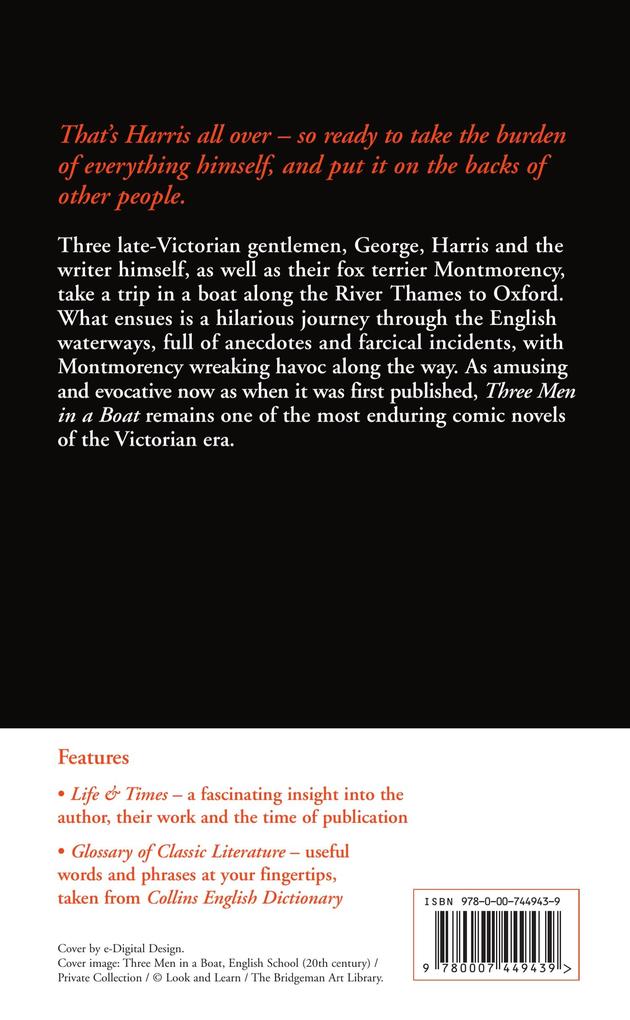 Weitere Ansicht: Three Men in a Boat | Jerome K. Jerome