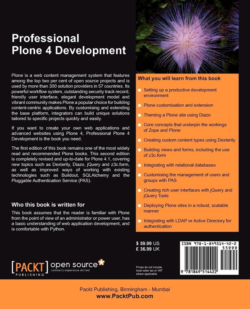 Weitere Ansicht: Professional Plone 4 Development | Martin Aspeli