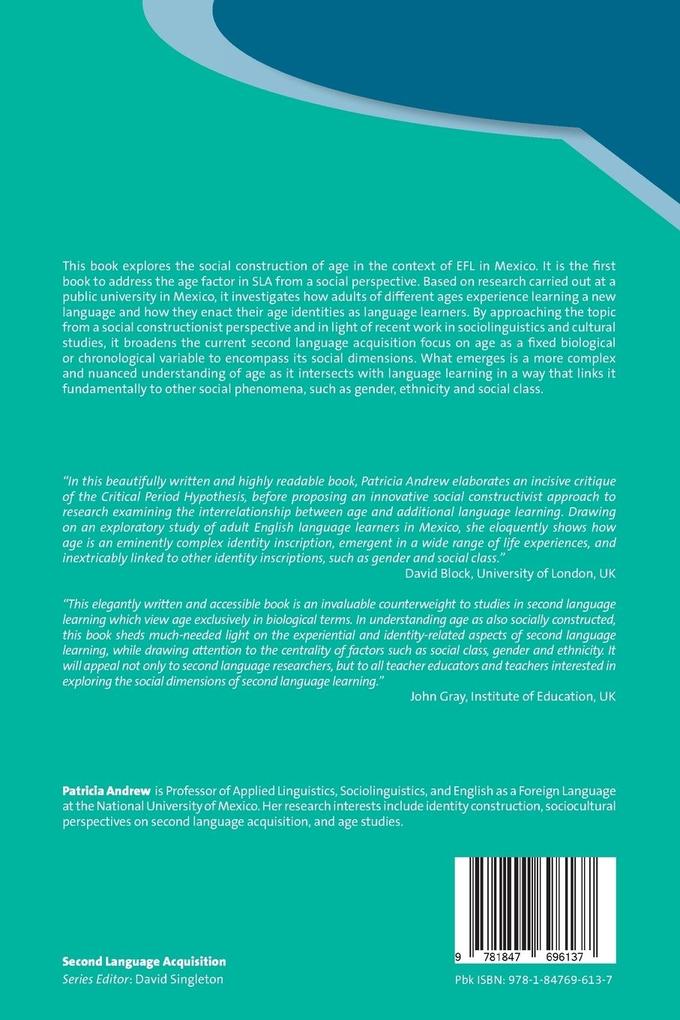 Weitere Ansicht: The Social Construction of Age | Patricia Andrew