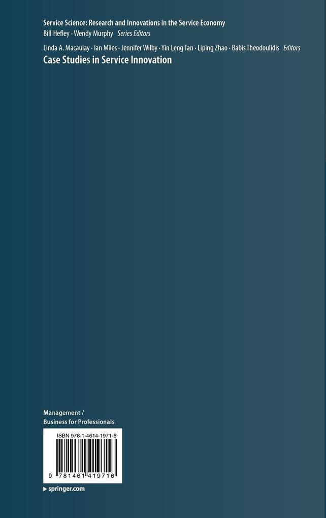 Weitere Ansicht: Case Studies in Service Innovation