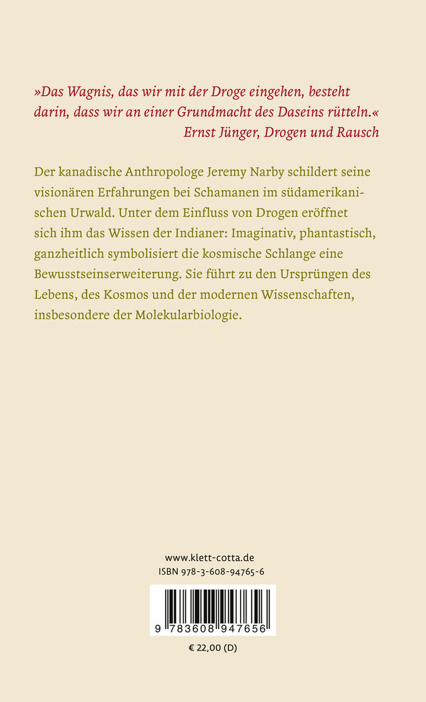 Weitere Ansicht: Die kosmische Schlange | Jeremy Narby