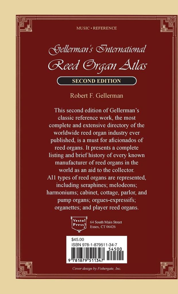 Weitere Ansicht: Gellerman's International Reed Organ Atlas | Robert F. Gellerman