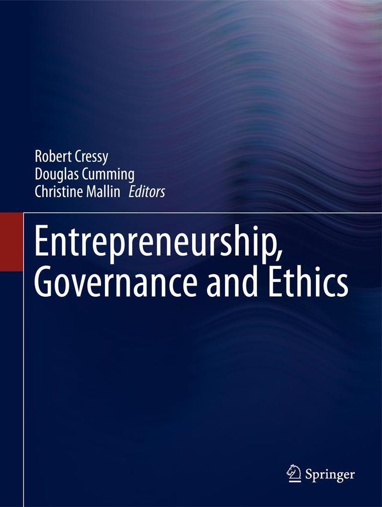 Produktbild: Entrepreneurship, Governance and Ethics