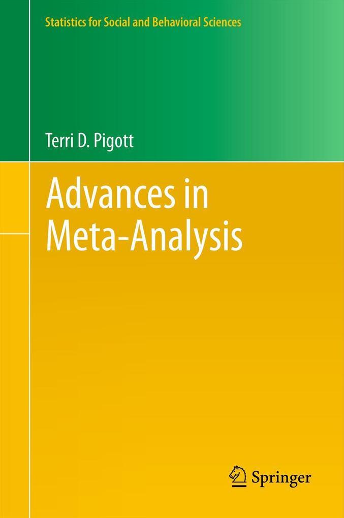 Produktbild: Advances in Meta-Analysis | Terri Pigott