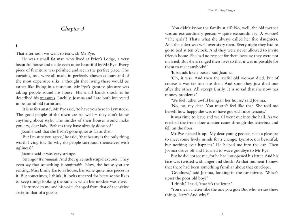 Weitere Ansicht: The Moving Finger | Agatha Christie