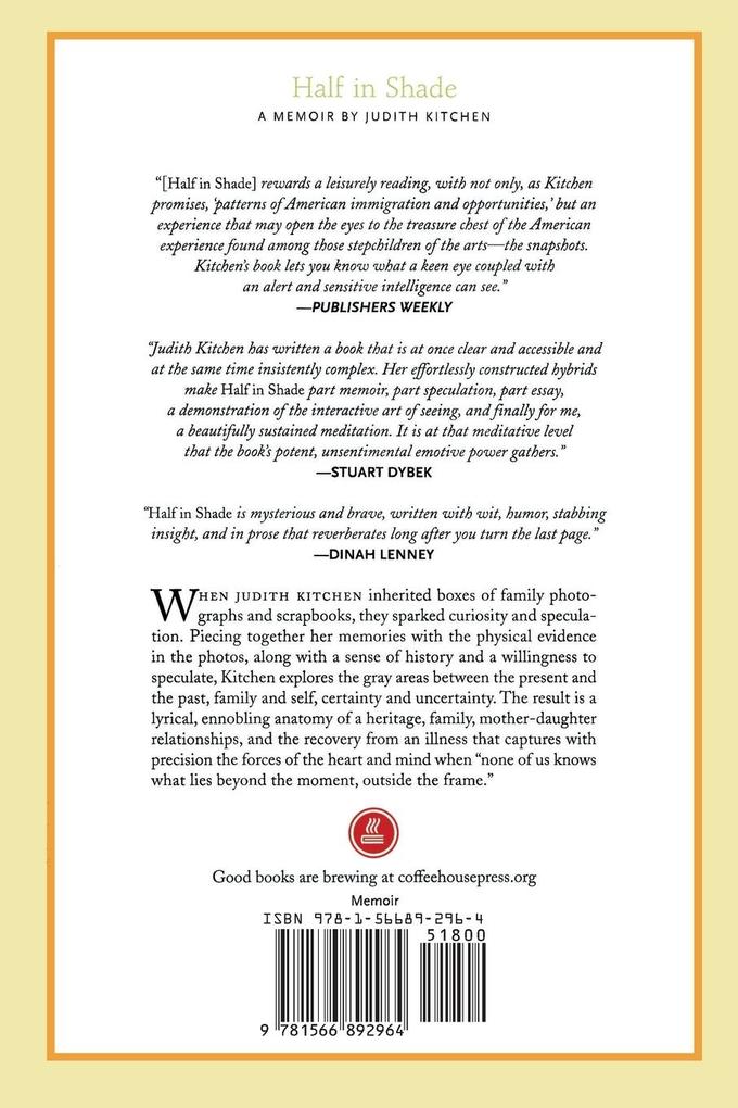 Weitere Ansicht: Half in Shade | Judith Kitchen