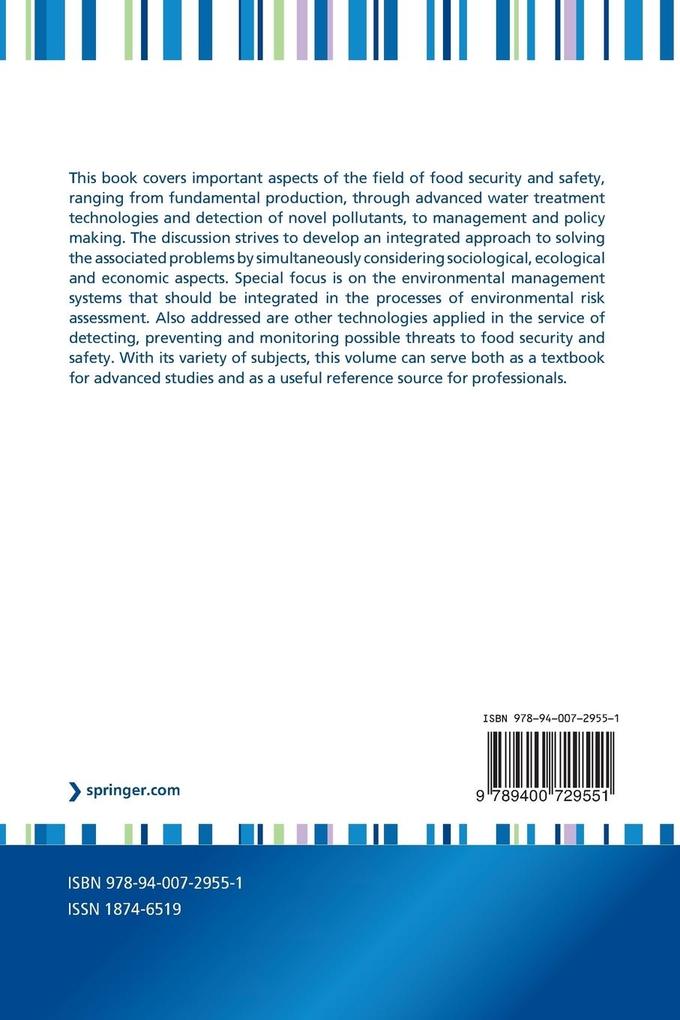 Weitere Ansicht: Environmental and Food Safety and Security for South-East Europe and Ukraine
