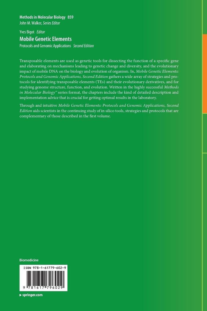 Weitere Ansicht: Mobile Genetic Elements