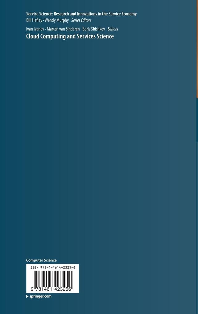 Weitere Ansicht: Cloud Computing and Services Science