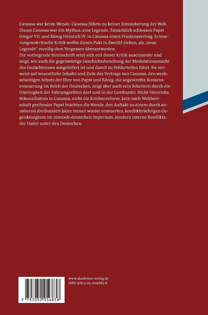 Weitere Ansicht: Canossa | Johannes Fried