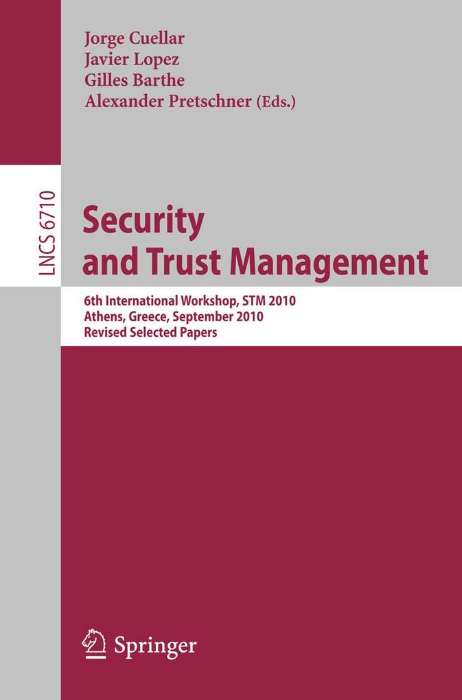 Produktbild: Security and Trust Management