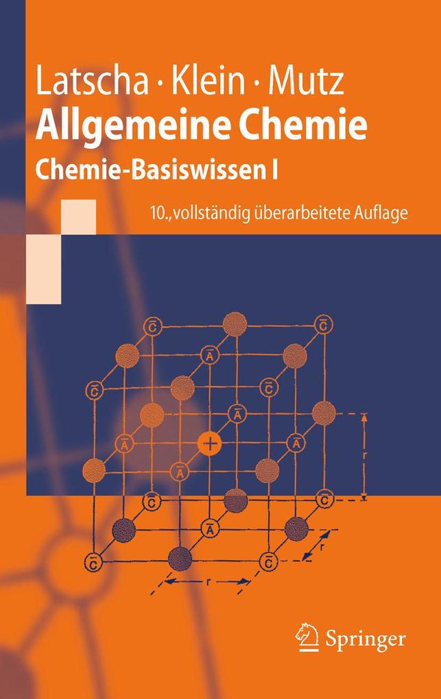 Produktbild: Allgemeine Chemie | Hans Peter Latscha, Helmut Alfons Klein, Martin Mutz