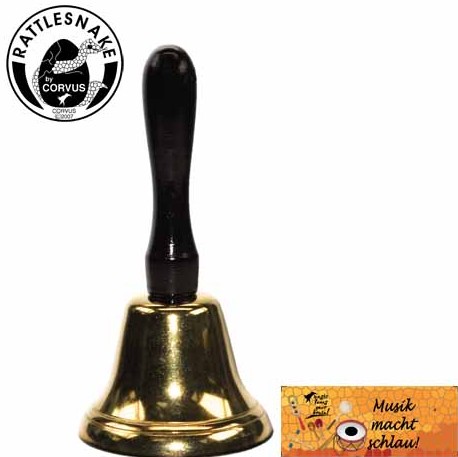 Produktbild: Tischglocke mittel, gold | Rattlesnake®