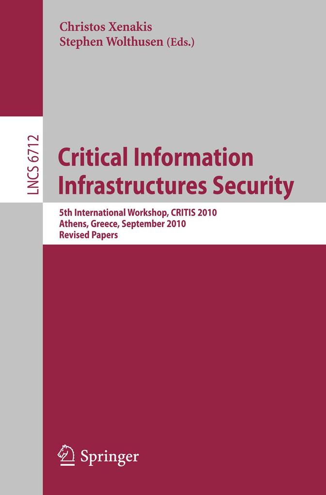 Produktbild: Critical Information Infrastructure Security