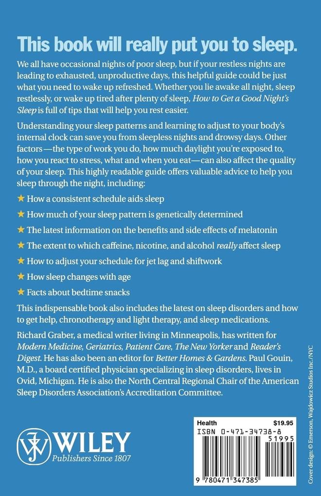 Weitere Ansicht: How to Get a Good Night's Sleep | Richard Graber