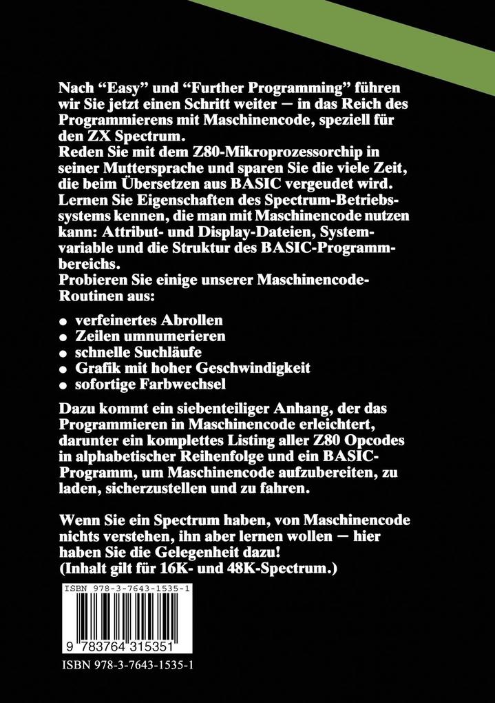 Weitere Ansicht: ZX Spectrum Maschinencode | Jones, Stewart