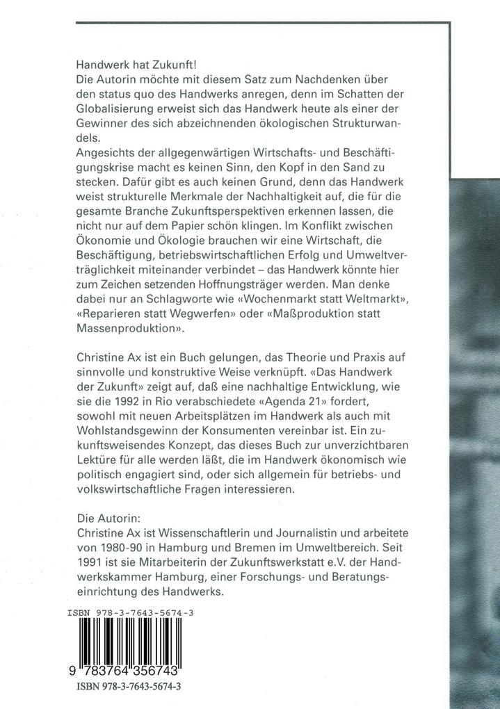 Weitere Ansicht: Das Handwerk der Zukunft | Christine Ax