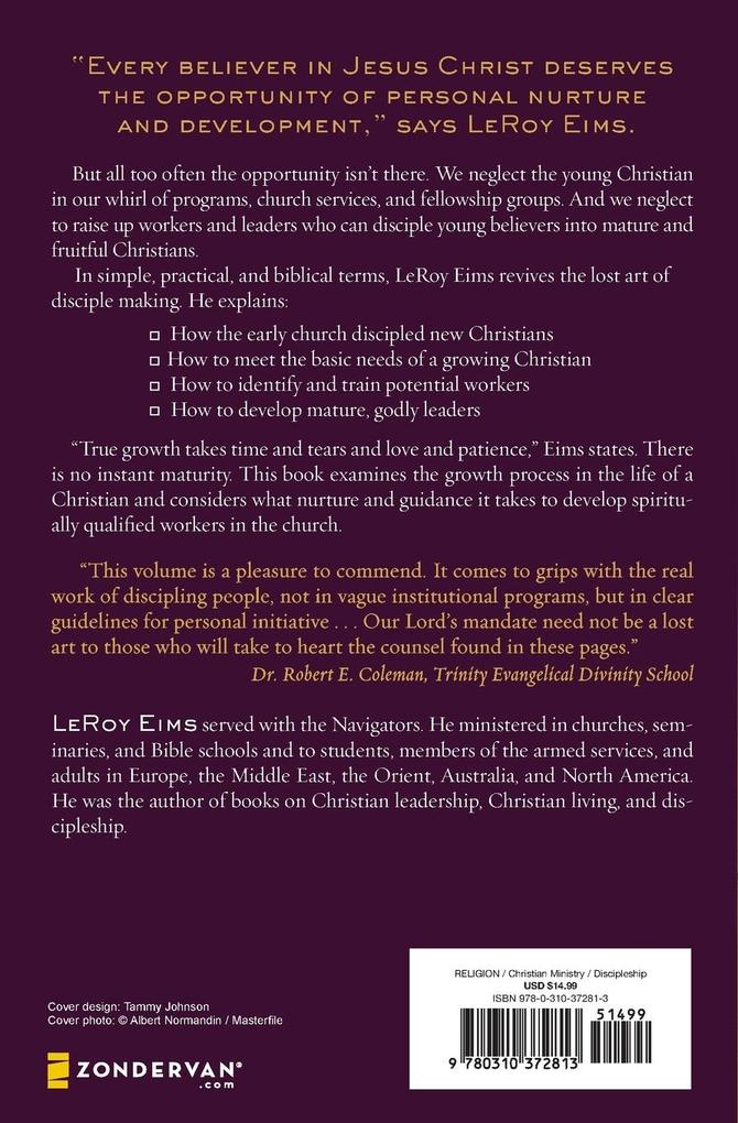 Weitere Ansicht: The Lost Art of Disciple Making | Leroy Eims