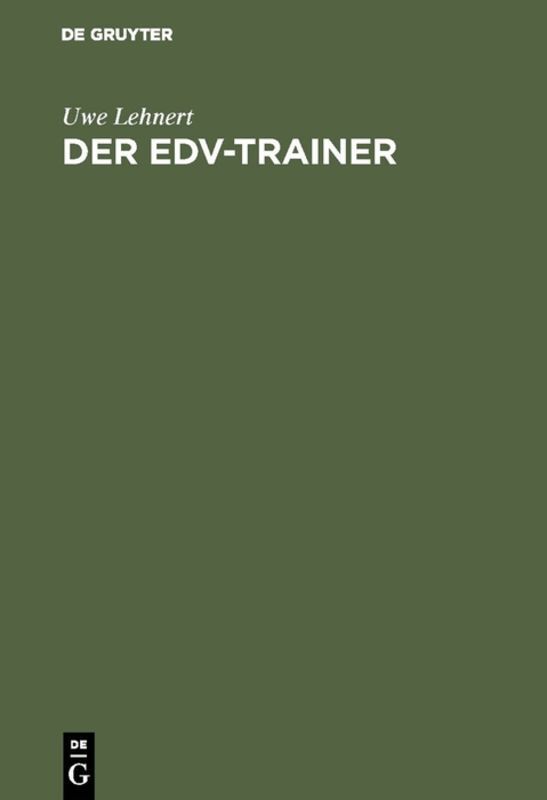 Produktbild: Der EDV-Trainer | Uwe Lehnert