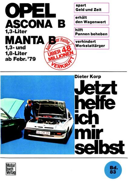 Produktbild: Opel Ascona/Manta B 1,3 Liter ab Februar '79 | Dieter Korp