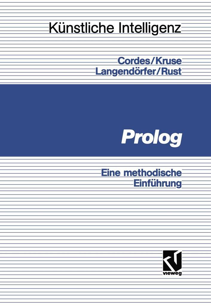 Produktbild: Prolog | Ralf Cordes, Rudolf Kruse, Horst Langendörfer