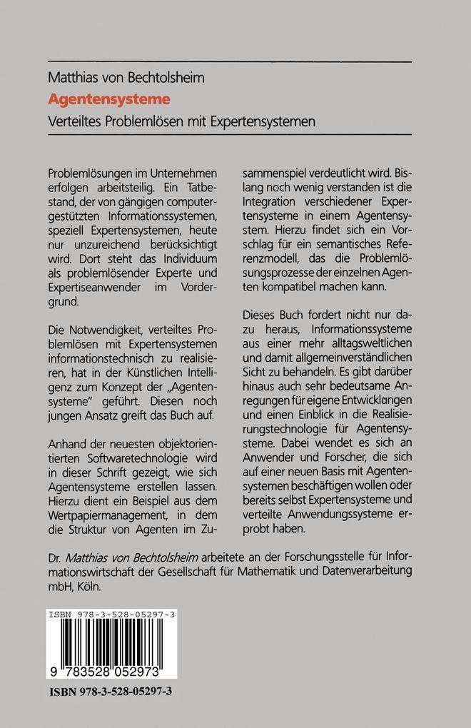 Weitere Ansicht: Agentensysteme | Matthias von Bechtolsheim