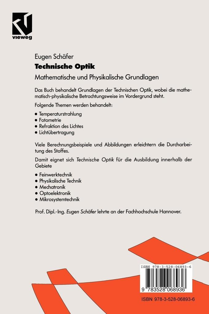 Weitere Ansicht: Technischen Optik | Eugen Schäfer