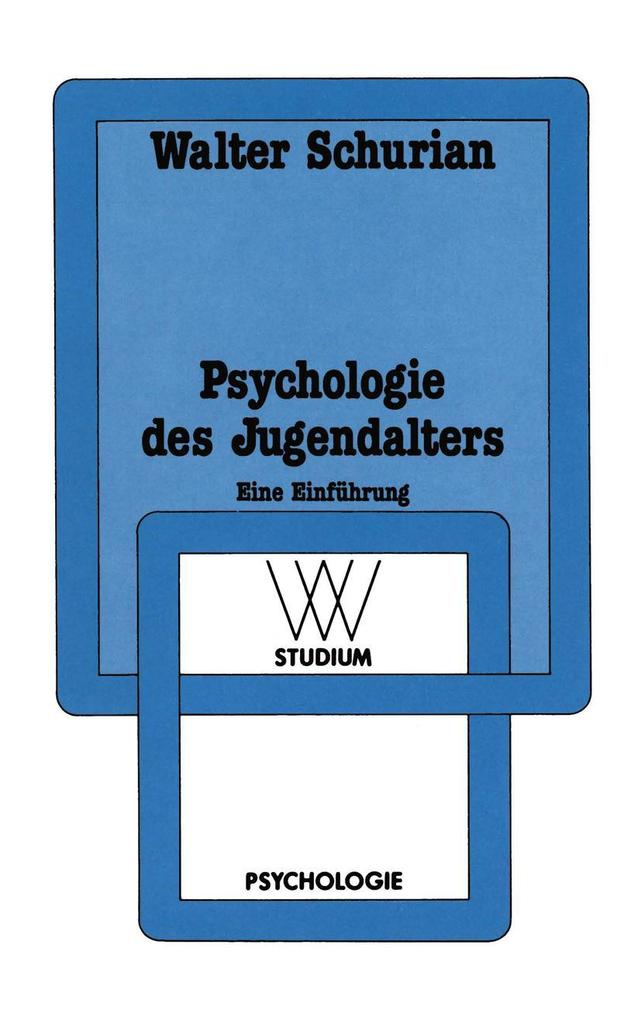 Produktbild: Psychologie des Jugendalters | Walter Schurian