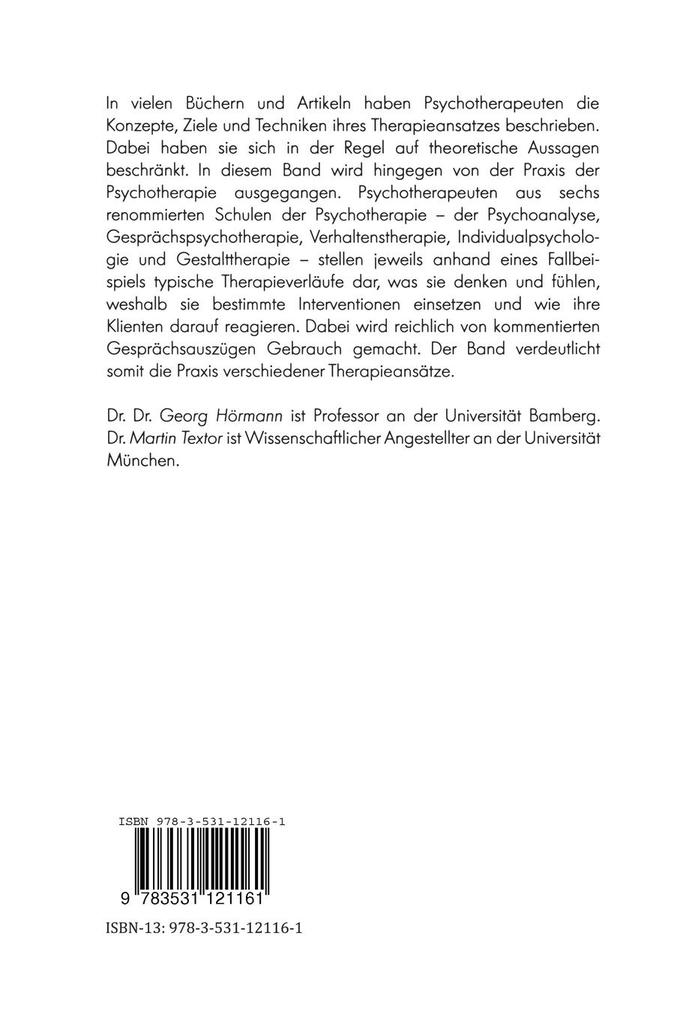 Weitere Ansicht: Praxis der Psychotherapie