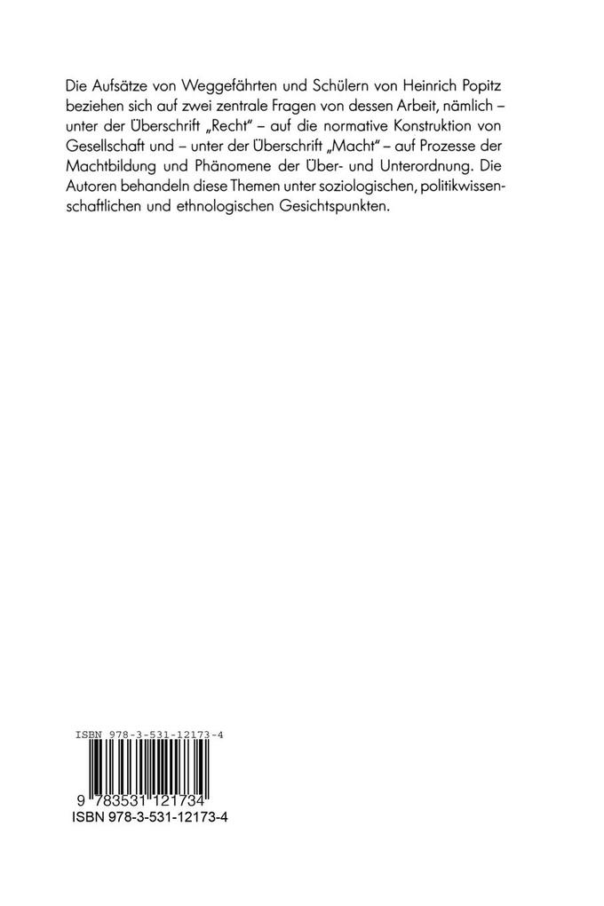 Weitere Ansicht: Macht und Recht