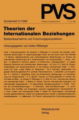 Weitere Ansicht: Theorien der Internationalen Beziehungen | Michael Kreile, Herfried Münkler, Manfred G. Schmidt, Volker Rittberger