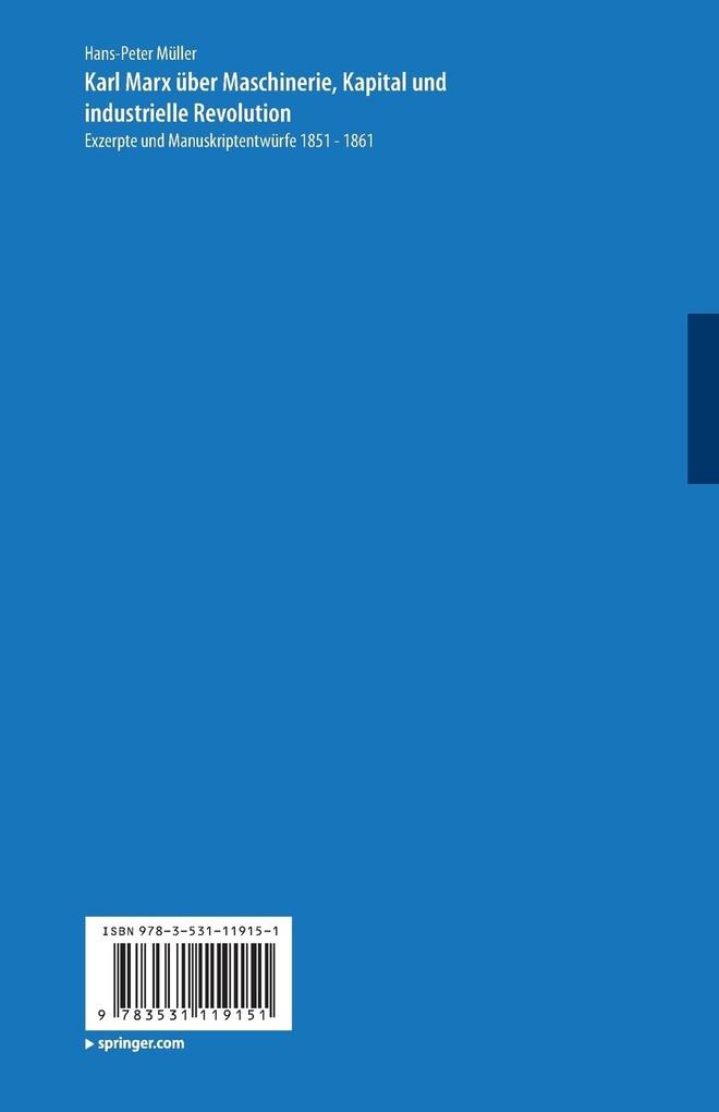 Weitere Ansicht: Karl Marx über Maschinerie, Kapital und industrielle Revolution | Hans-Peter Müller