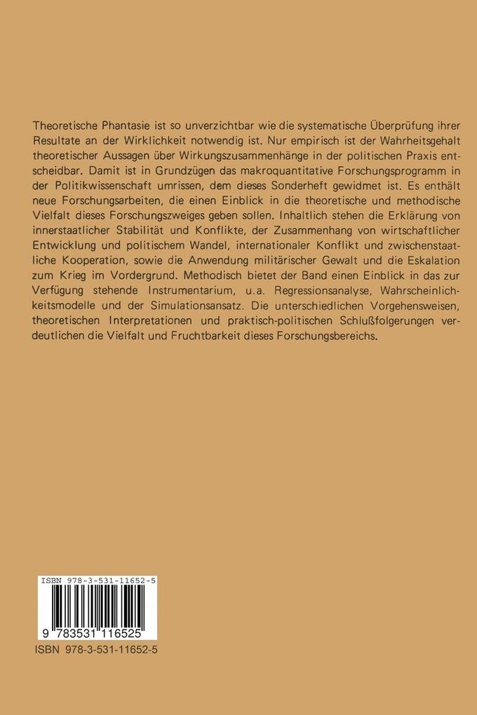 Weitere Ansicht: Politische Stabilität und Konflikt