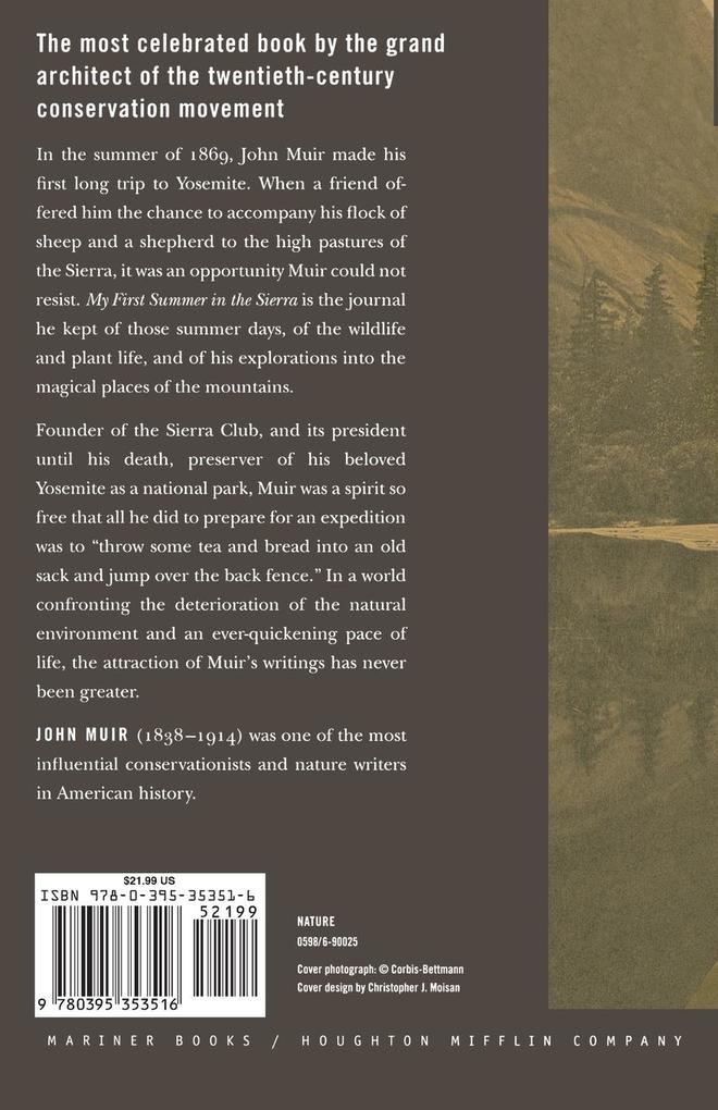 Weitere Ansicht: My First Summer in the Sierra | John Muir