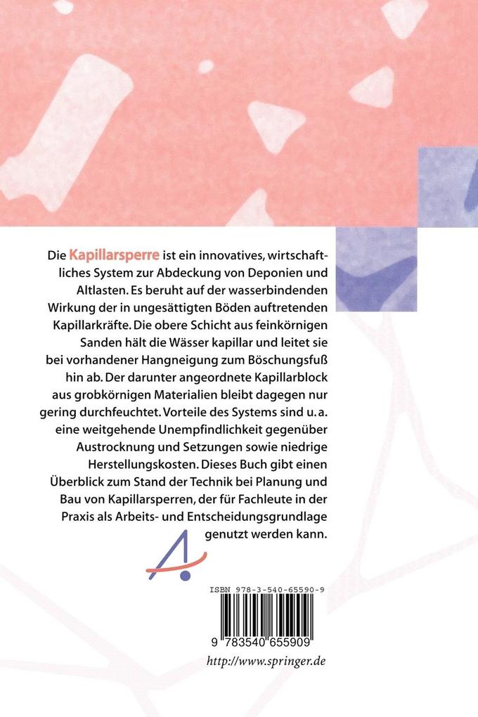 Weitere Ansicht: Die Kapillarsperre | S. Wohnlich