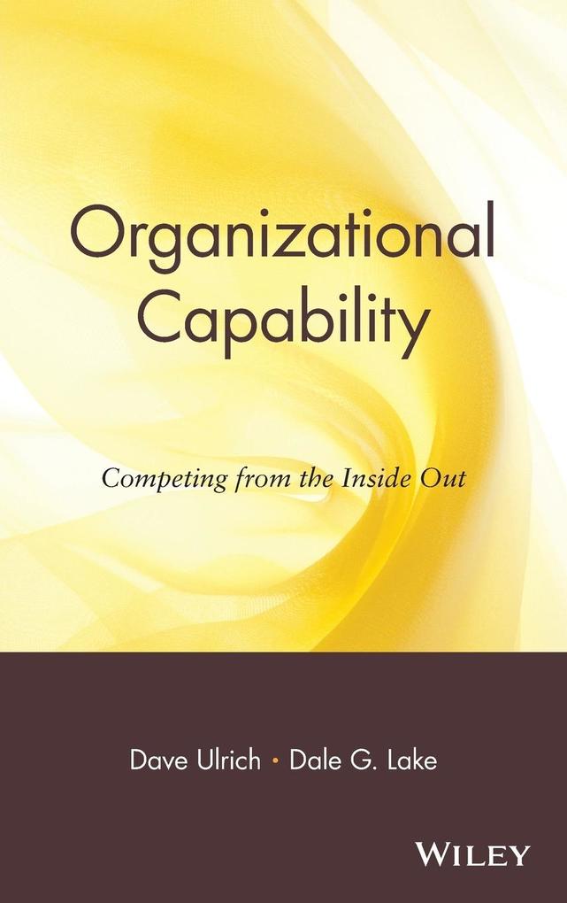 Produktbild: Organizational Capability | Dave Ulrich, Dale G Lake
