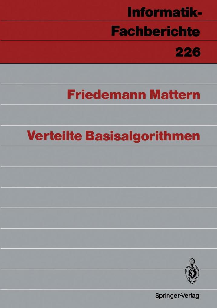 Produktbild: Verteilte Basisalgorithmen | Friedemann Mattern