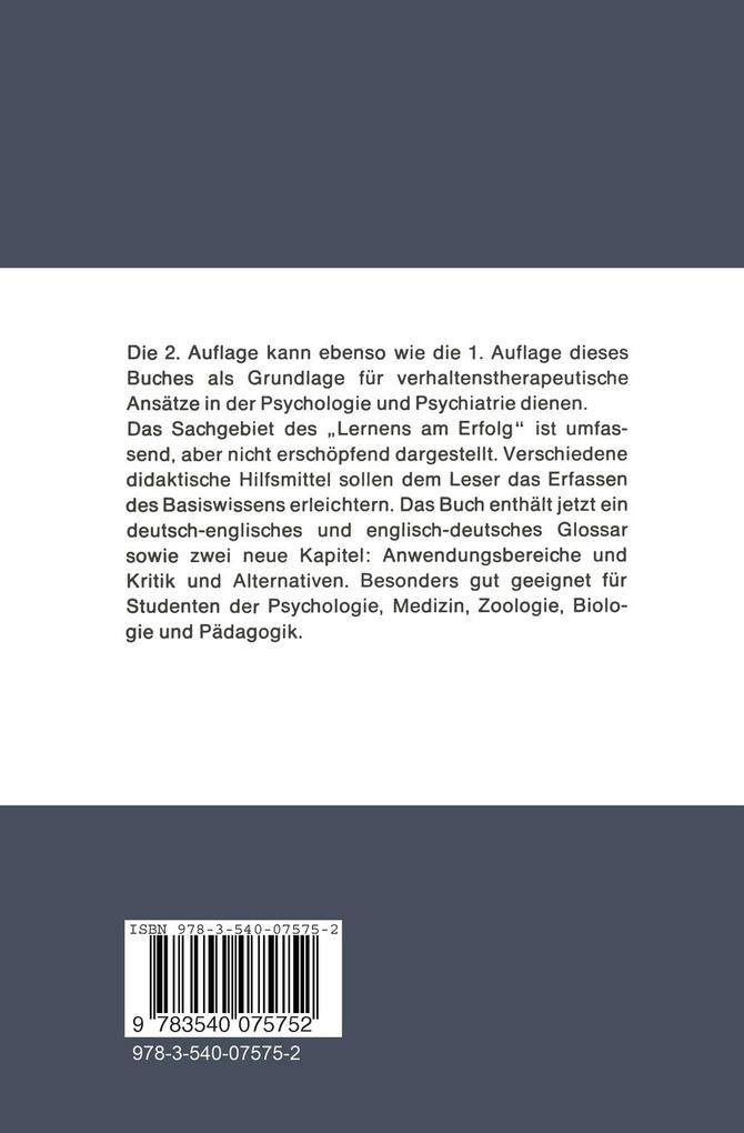 Weitere Ansicht: Kontrolle des Verhaltens | Wilhelm F. Angermeier