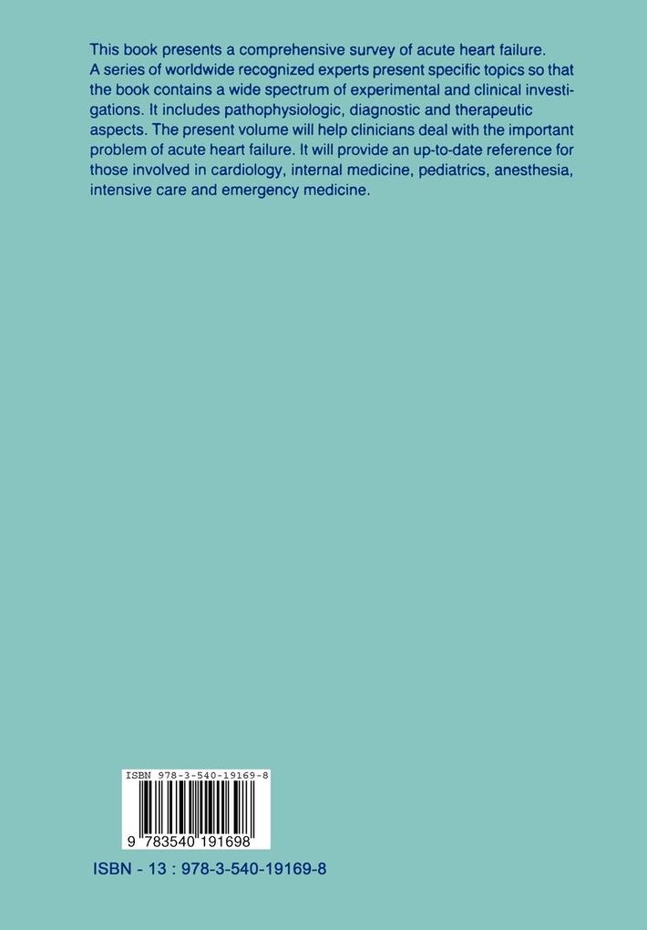 Weitere Ansicht: Acute Heart Failure