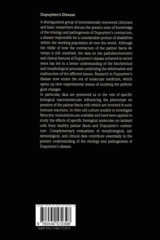 Weitere Ansicht: Dupuytren's Disease | Alfred Berger, Axel Delbrück, Peter Brenner