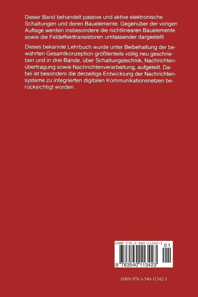 Weitere Ansicht: Nachrichtentechnik | Werner Rupprecht, Karl Steinbuch