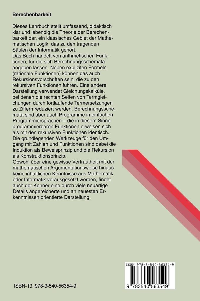 Weitere Ansicht: Berechenbarkeit | Walter Felscher