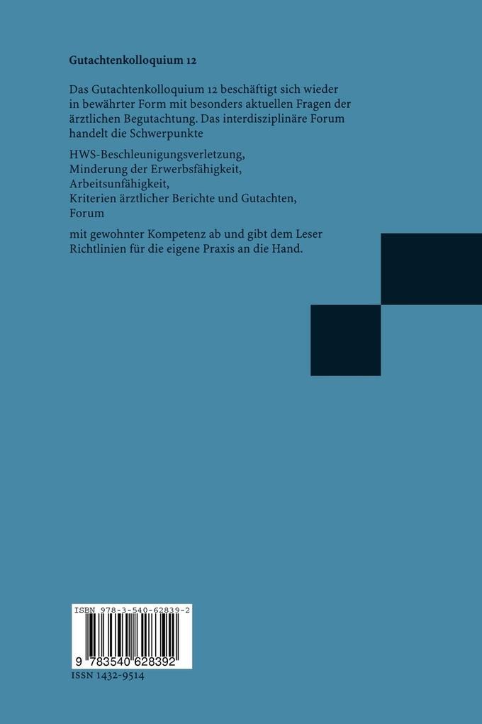 Weitere Ansicht: Gutachtenkolloquium 12 | Günther Hierholzer, Georg Kunze, Dirk Peters