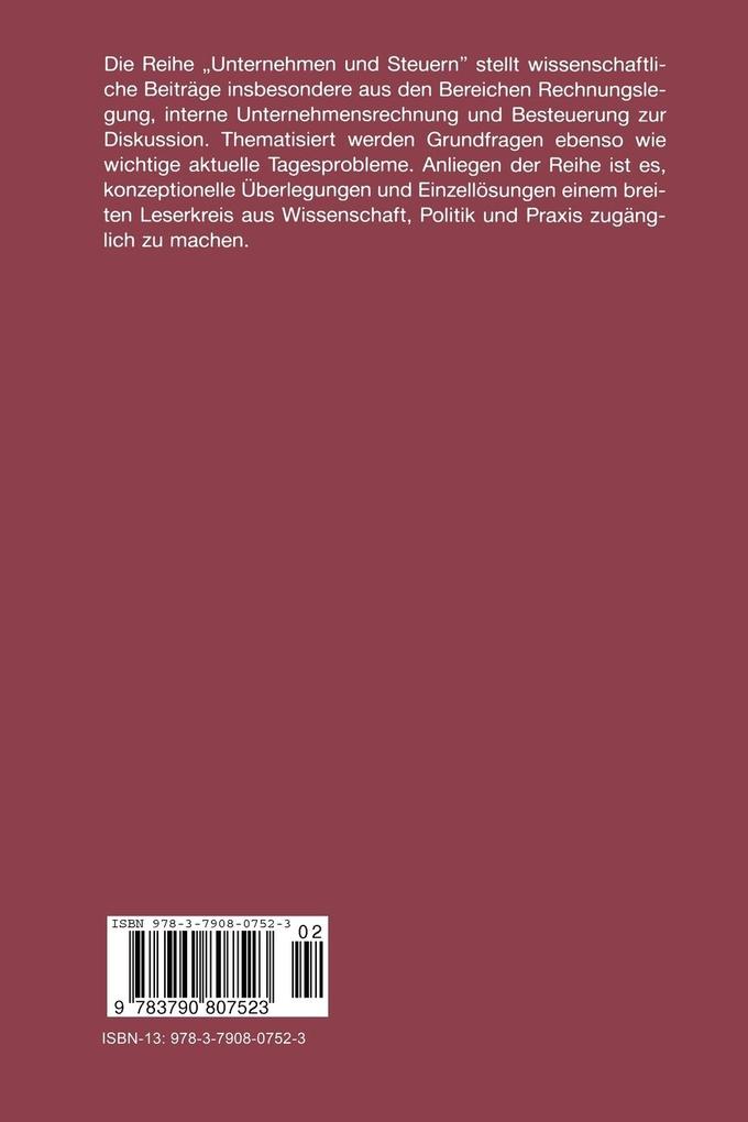 Weitere Ansicht: Erfolgsmessung und Steuerbelastung | Klaus Henselmann
