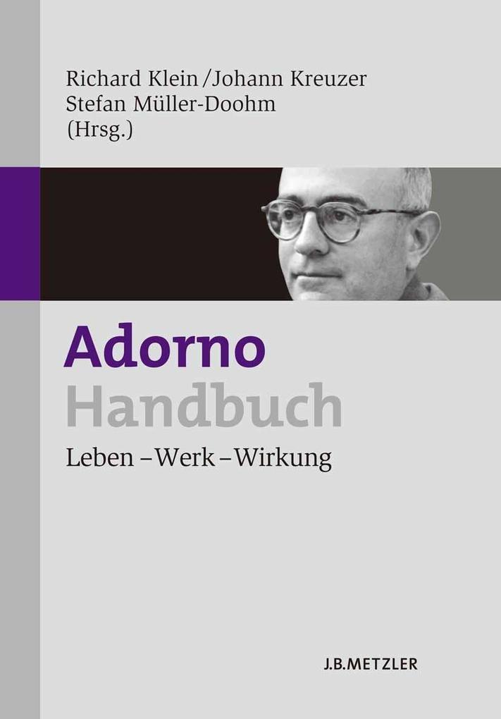 Produktbild: Adorno-Handbuch