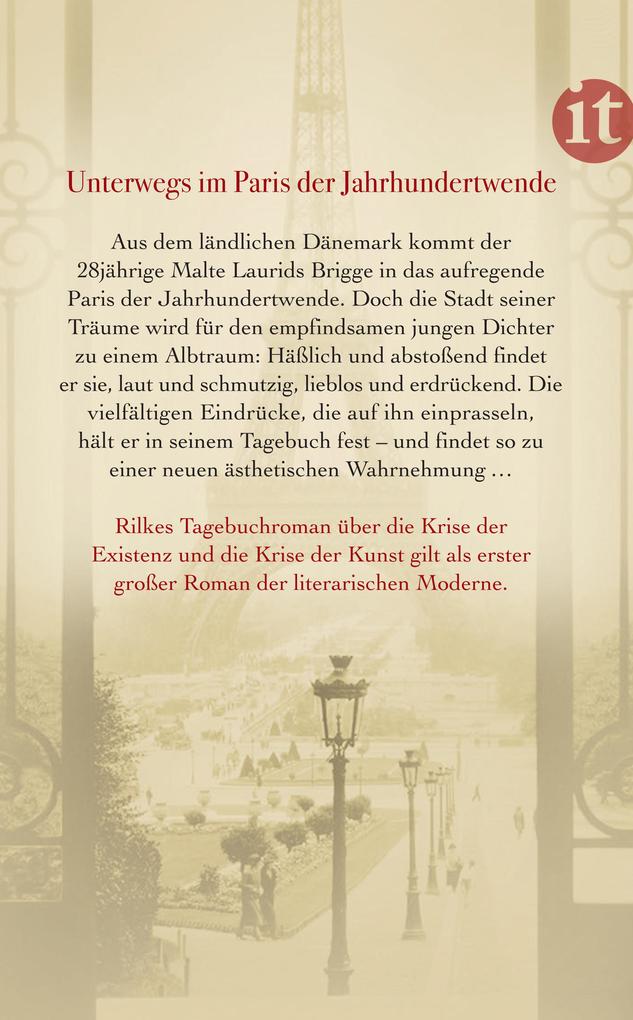 Weitere Ansicht: Die Aufzeichnungen des Malte Laurids Brigge | Rainer Maria Rilke