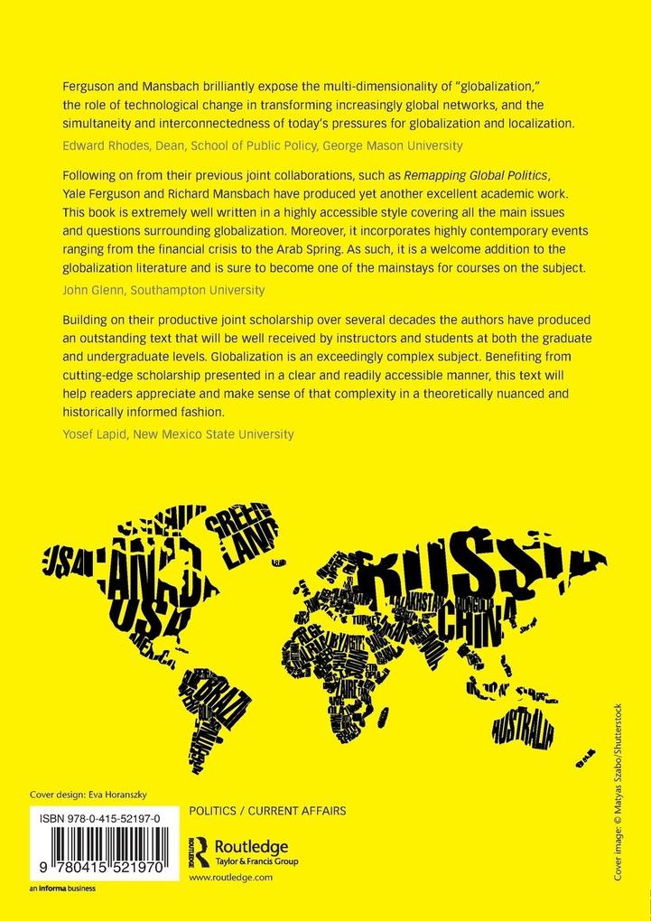 Weitere Ansicht: Globalization | Richard W. Mansbach, Yale H. Ferguson