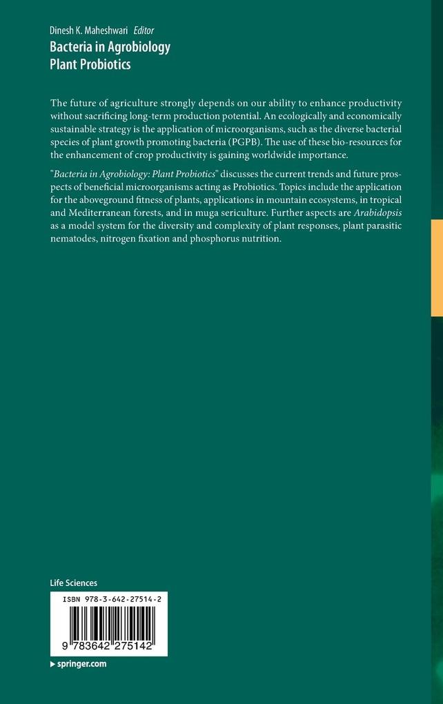 Weitere Ansicht: Bacteria in Agrobiology: Plant Probiotics