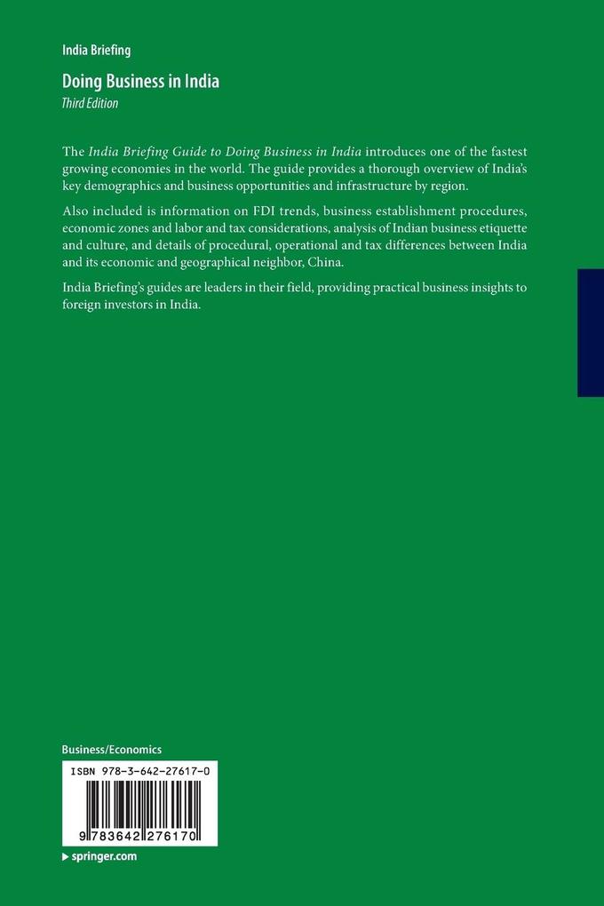 Weitere Ansicht: Doing Business in India