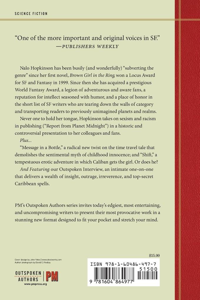 Weitere Ansicht: Report from Planet Midnight | Nalo Hopkinson